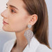 Wholesale alloy rhinestone tassel earrings JDC-ES-JL-013 Earrings ?鹄? Wholesale Jewelry JoyasDeChina Joyas De China
