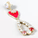 Wholesale alloy rhinestone tassel earrings JDC-ES-JL812 Earrings 氿乐 Wholesale Jewelry JoyasDeChina Joyas De China