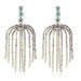 Wholesale alloy rhinestone tassel earrings JDC-ES-JQ209 Earrings 佳琪 Wholesale Jewelry JoyasDeChina Joyas De China