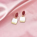 Wholesale alloy Rhinestone tassel earrings JDC-ES-YinX028 Earrings 伊杏 GR-0436 Wholesale Jewelry JoyasDeChina Joyas De China