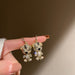 Wholesale Alloy Rhinestone Tiger Earrings JDC-ES-BY081 Earrings 宝钰 gold Wholesale Jewelry JoyasDeChina Joyas De China