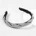 Wholesale alloy rhinestone winding headband JDC-HD-JL056 Headband 氿乐 silver Wholesale Jewelry JoyasDeChina Joyas De China