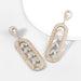Wholesale Alloy Rhinestone Zircon Earrings JDC-ES-JL864 Earrings 氿乐 Wholesale Jewelry JoyasDeChina Joyas De China