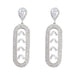 Wholesale Alloy Rhinestone Zircon Earrings JDC-ES-JL864 Earrings 氿乐 silver Wholesale Jewelry JoyasDeChina Joyas De China