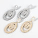 Wholesale Alloy Rhinestone Zircon Geometry Earrings JDC-ES-JL855 Earrings 氿乐 Wholesale Jewelry JoyasDeChina Joyas De China