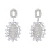 Wholesale Alloy Rhinestone Zircon Geometry Earrings JDC-ES-JL871 Earrings 氿乐 silver Wholesale Jewelry JoyasDeChina Joyas De China