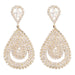 Wholesale Alloy Rhinestone Zircon Round Earrings JDC-ES-JL867 Earrings 氿乐 gold Wholesale Jewelry JoyasDeChina Joyas De China