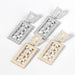 Wholesale Alloy Rhinestone Zircon Square Leaf Earrings JDC-ES-JL876 Earrings 氿乐 Wholesale Jewelry JoyasDeChina Joyas De China