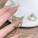 Wholesale alloy ring pendant earrings JDC-ES-XuF037 Earrings 旭帆 Wholesale Jewelry JoyasDeChina Joyas De China