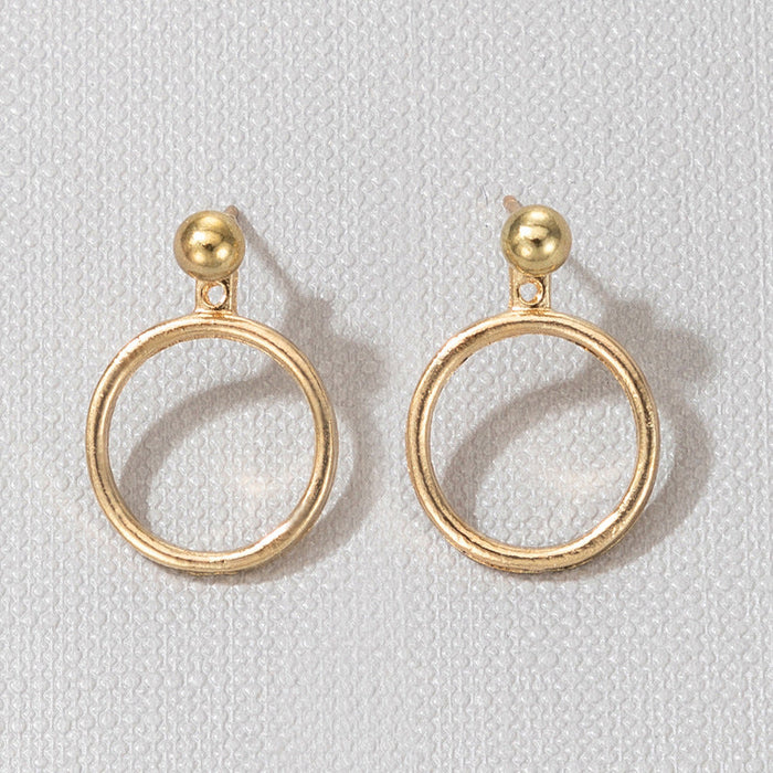 Wholesale alloy ring stud earrings JDC-ES-C444 Earrings 咏歌 4212 Wholesale Jewelry JoyasDeChina Joyas De China