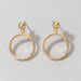 Wholesale alloy ring stud earrings JDC-ES-C444 Earrings 咏歌 4212 Wholesale Jewelry JoyasDeChina Joyas De China