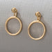 Wholesale alloy ring stud earrings JDC-ES-C444 Earrings 咏歌 Wholesale Jewelry JoyasDeChina Joyas De China