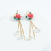 Wholesale alloy rose flower Earrings JDC-ES-V113 earrings JoyasDeChina Wholesale Jewelry JoyasDeChina Joyas De China