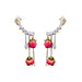 Wholesale alloy Rose Gold Earrings JDC-ES-BY043 Earrings 宝钰 Wholesale Jewelry JoyasDeChina Joyas De China