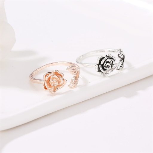 Bulk Jewelry Wholesale alloy rose rings JDC-RS-MH018 Wholesale factory from China YIWU China