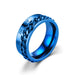 Wholesale alloy rotatable Roman chain ring JDC-RS-TS070 Rings 腾穗 8MMblue No.7 Wholesale Jewelry JoyasDeChina Joyas De China