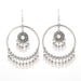 Wholesale alloy round big ear rings with millet beads tassel earrings JDC-ES-KJ074 Earrings JoyasDeChina E021885 Wholesale Jewelry JoyasDeChina Joyas De China