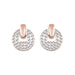 Wholesale alloy round Rhinestone earrings JDC-ES-YinX001 Earrings 伊杏 Wholesale Jewelry JoyasDeChina Joyas De China