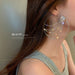Wholesale alloy round silver earrings JDC-ES-BY-078 Earrings 宝钰 Wholesale Jewelry JoyasDeChina Joyas De China