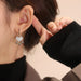 Wholesale alloy safety lock earrings JDC-ES-XuF055 Earrings 旭帆 Wholesale Jewelry JoyasDeChina Joyas De China