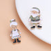 Wholesale Alloy Santa decorative Earrings JDC-ES-JQ027 Earrings 佳琪 Wholesale Jewelry JoyasDeChina Joyas De China