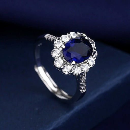 Wholesale alloy sea heart ring Sterling Silver Jewelry JDC-RS-BLX034 Rings 宝来兴 Wholesale Jewelry JoyasDeChina Joyas De China