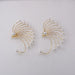 Bulk Jewelry Wholesale alloy sector earrings JDC-ES-GSNT008 Wholesale factory from China YIWU China