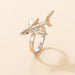Wholesale alloy shark single ring JDC-RS-C348 Rings 咏歌 20122 Wholesale Jewelry JoyasDeChina Joyas De China