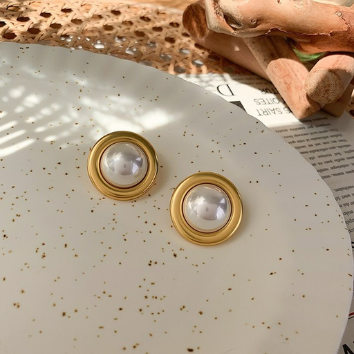 Wholesale Alloy Shell Bead Earrings JDC-ES-MS148 Earrings JoyasDeChina Wholesale Jewelry JoyasDeChina Joyas De China