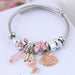 Bulk Jewelry Wholesale alloy shell mermaid bracelet JDC-BT-wy071 Wholesale factory from China YIWU China