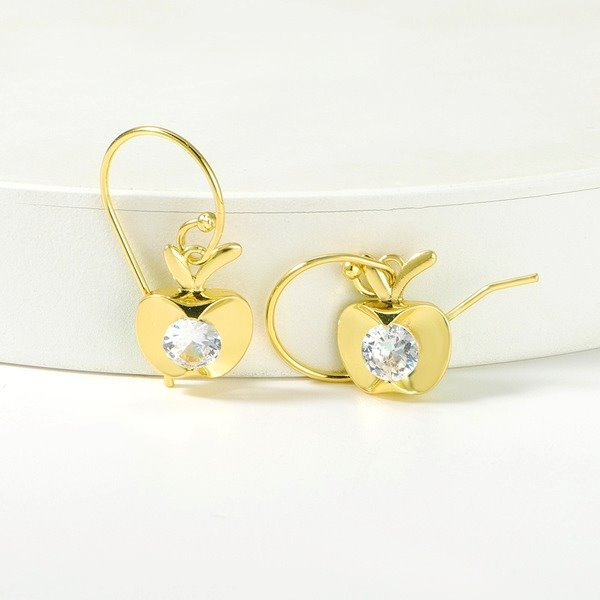 Wholesale alloy shiny metal earrings JDC-ES-JQ228 Earrings 佳琪 Wholesale Jewelry JoyasDeChina Joyas De China