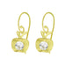 Wholesale alloy shiny metal earrings JDC-ES-JQ228 Earrings 佳琪 gold Wholesale Jewelry JoyasDeChina Joyas De China
