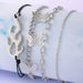 Wholesale alloy silver butterfly bracelet JDC-BT-C155 Bracelet 咏歌 Wholesale Jewelry JoyasDeChina Joyas De China