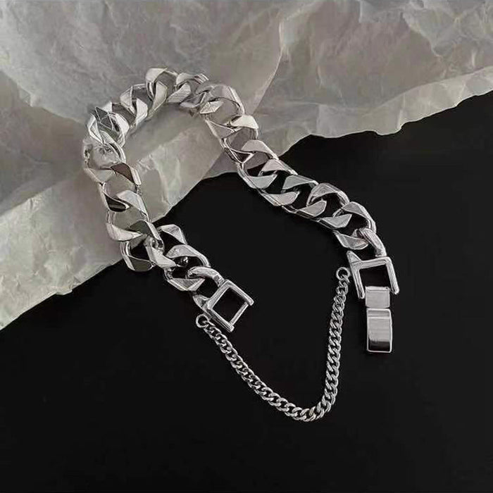 Wholesale alloy silver geometric Bracelet JDC-BT-YWJQ025 Bracelet 义乌精巧 Sliver Wholesale Jewelry JoyasDeChina Joyas De China