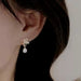 Wholesale alloy silver needle earrings JDC-ES-XuF018 Earrings 旭帆 Wholesale Jewelry JoyasDeChina Joyas De China