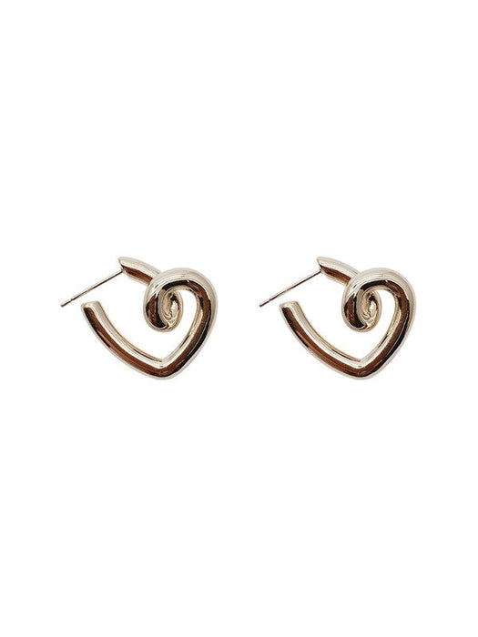Wholesale alloy silver needle earrings JDC-ES-XuF069 Earrings 旭帆 Wholesale Jewelry JoyasDeChina Joyas De China