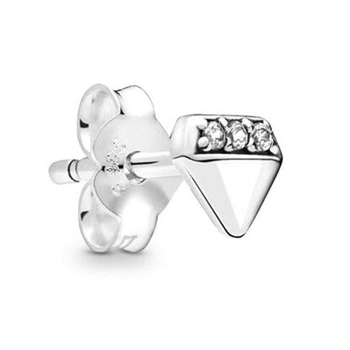 Wholesale alloy silver plated earrings JDC-ES-xingl008 Earrings 星鸾 E012 Wholesale Jewelry JoyasDeChina Joyas De China