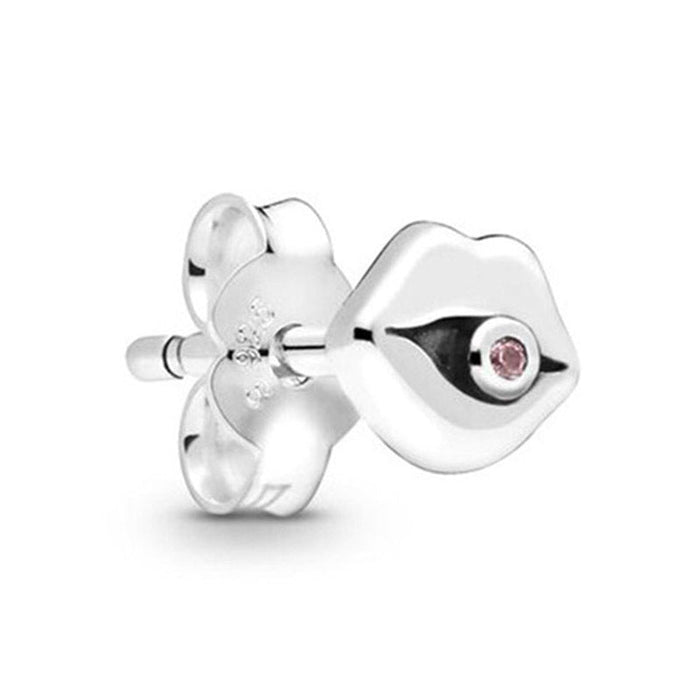 Wholesale alloy silver plated earrings JDC-ES-xingl008 Earrings 星鸾 E017 Wholesale Jewelry JoyasDeChina Joyas De China