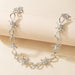 Wholesale alloy silver twist single layer necklace JDC-NE-C166 NECKLACE 咏歌 17297 Wholesale Jewelry JoyasDeChina Joyas De China