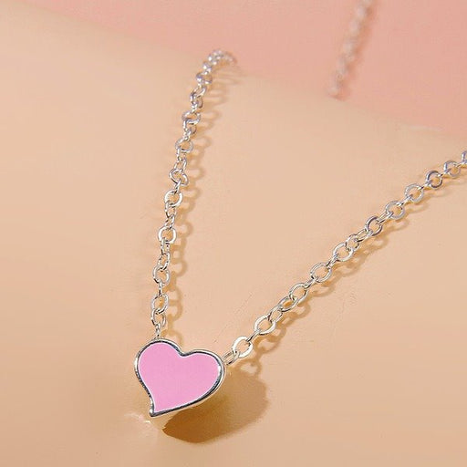 Wholesale Alloy Simple Love Necklaces JDC-NE-A081 Necklaces 妙雅 Wholesale Jewelry JoyasDeChina Joyas De China