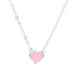 Wholesale Alloy Simple Love Necklaces JDC-NE-A081 Necklaces 妙雅 pink Wholesale Jewelry JoyasDeChina Joyas De China