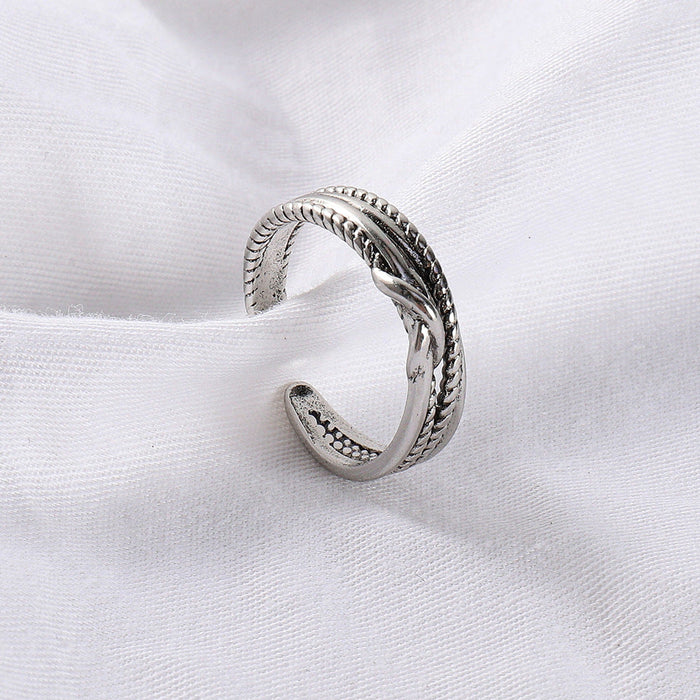 Wholesale Alloy Simple Rings MOQ≥2 JDC-RS-JuY007 Rings 聚耀 46 minimum 2 pieces for wholesale 1 Wholesale Jewelry JoyasDeChina Joyas De China