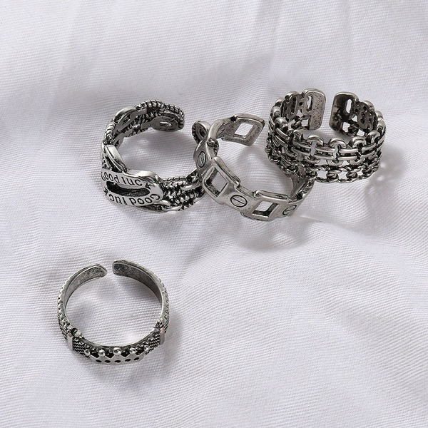 Wholesale Alloy Simple Rings MOQ≥2 JDC-RS-JuY010 Rings 聚耀 Wholesale Jewelry JoyasDeChina Joyas De China