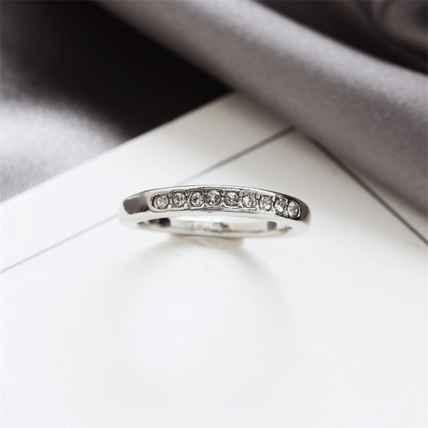 Bulk Jewelry Wholesale alloy single ring diamond rings JDC-RS-MH019 Wholesale factory from China YIWU China