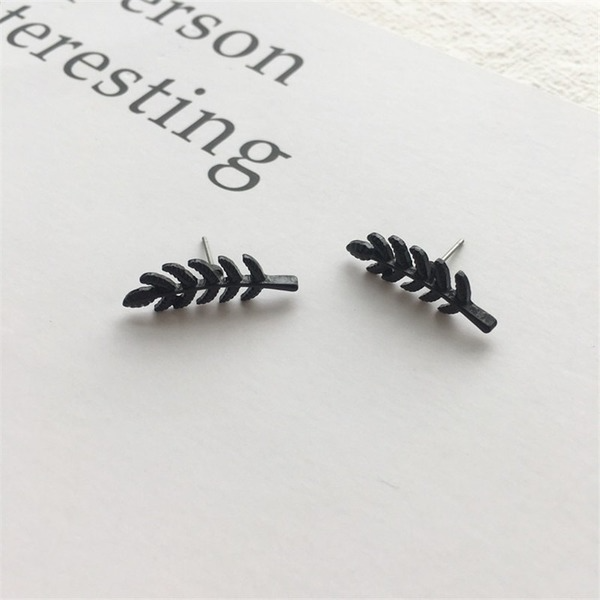 Bulk Jewelry Wholesale alloy small leaf Earrings JDC-ES-bq216 Wholesale factory from China YIWU China