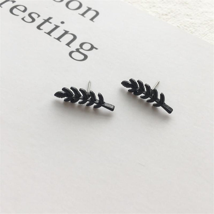 Bulk Jewelry Wholesale alloy small leaf Earrings JDC-ES-bq216 Wholesale factory from China YIWU China