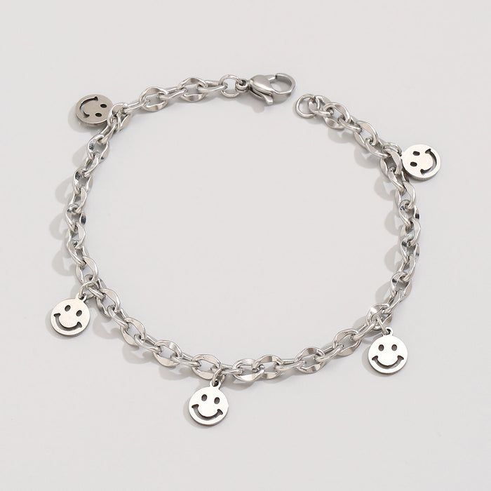 Wholesale alloy smiley face bracelet JDC-BT-MiMeng011 Bracelet 米萌 Wholesale Jewelry JoyasDeChina Joyas De China