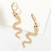 Wholesale Alloy Snake Earrings JDC-ES-NZ082 Earrings 奈珠 Wholesale Jewelry JoyasDeChina Joyas De China