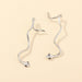 Wholesale Alloy Snake Earrings JDC-ES-NZ084 Earrings 奈珠 EZ2389baik Wholesale Jewelry JoyasDeChina Joyas De China