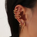 Wholesale Alloy Snake Earrings JDC-ES-NZ085 Earrings 奈珠 Wholesale Jewelry JoyasDeChina Joyas De China